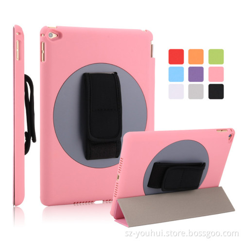 9 Colors Ultra Slim Smart Case Handheld Flip Cover for iPad Air 2 for iPad 6